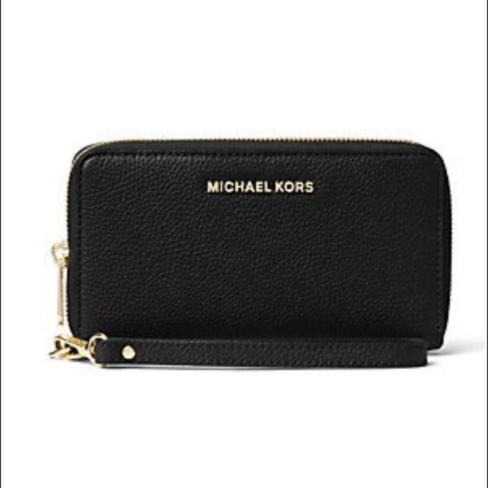 NWT MK Multi-function Flat Wristlet